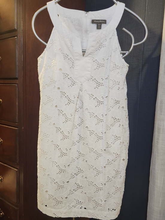 Tommy Bahama Dresses & Skirts - Tommy Bahama White Eyelet Dress Size M